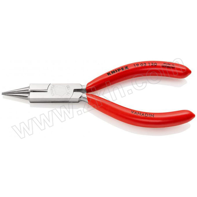 KNIPEX/凯尼派克 圆嘴钳带剪口 19 03 130 1把
