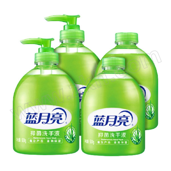 LYL/蓝月亮 芦荟抑菌洗手液组合 一件代发套装 500g×2+500g×2 其中2瓶替换装 1套