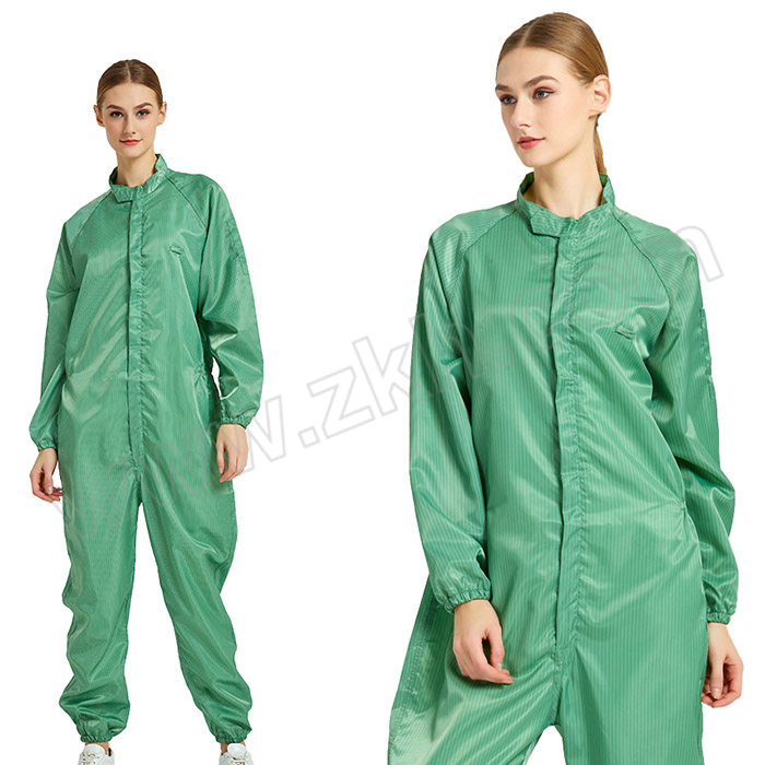 SEAGEBEL/希洁贝尔 防静电立领二连体服 3XL码 绿色 1件
