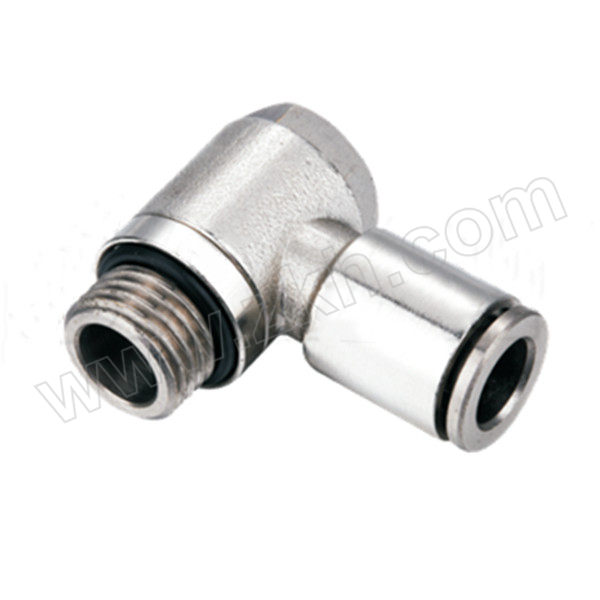 FLYFLOW/福莱福流 IPHT-G全铜外六角接头 IPHT10-G02 快插接口10mm-外螺纹G1/4 1个
