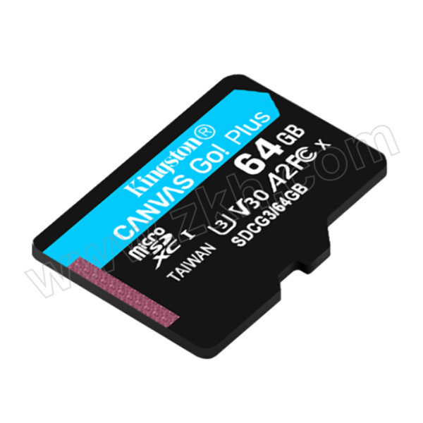 KINGSTON/金士顿 内存卡 TF(MicroS)存储卡 64GB U3 V30 A2 4K 读速170MB/s 1张