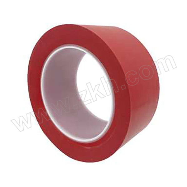 ZKH/震坤行 PVC警示胶带PE管芯 红色 48mm×33m 1卷