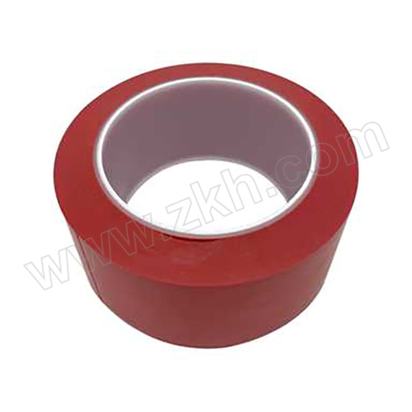 ZKH/震坤行 PVC警示胶带PE管芯 红色 48mm×33m 1卷