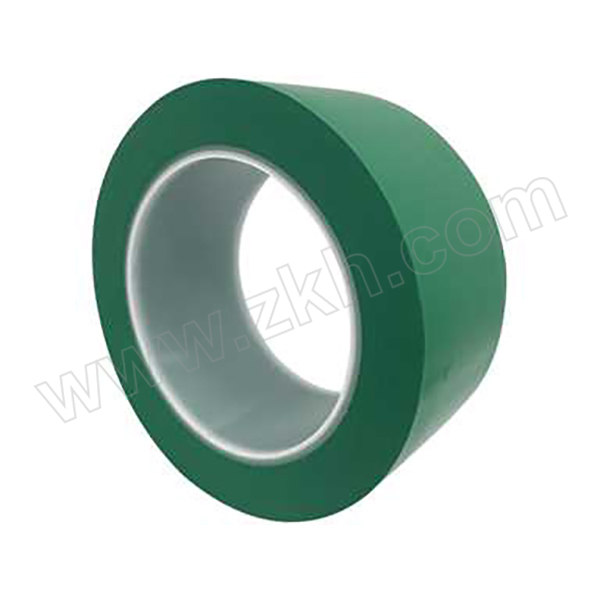 ZKH/震坤行 PVC警示胶带PE管芯 绿色 48mm×33m 1卷