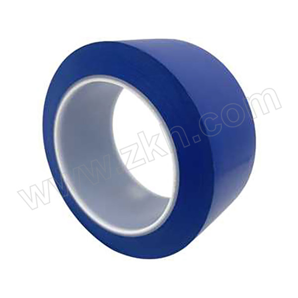 ZKH/震坤行 PVC警示胶带PE管芯 蓝色 48mm×33m 1卷