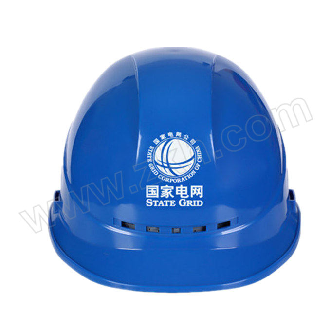XS/鑫烁 ABS玻璃钢加厚多色防砸头盔安全帽 XSAQM-04 蓝色 I型帽衬 卡扣型下颏带 1个