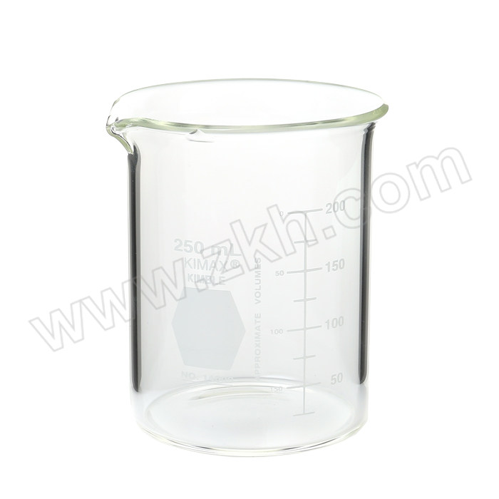 KIMBLE/肯堡 玻璃低型烧杯 14000-250 250mL 68×88mm 1个