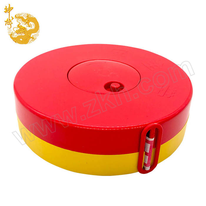 SHENLONG/神龙 盒装警戒线 长50m 白黄色底红色字+红黄色外壳 1盒