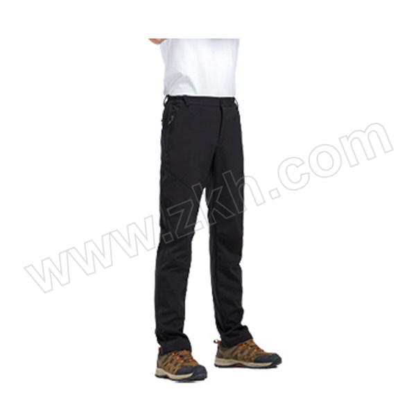 TPD/拓派达 软壳裤 H-21-1 2XL 黑色 复合摇粒绒 1件