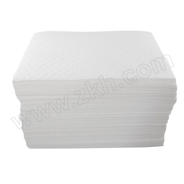 HYSTIC/海斯迪克 工业吸油棉 HKY-77 40×50×0.4cm 白色 100片 1包