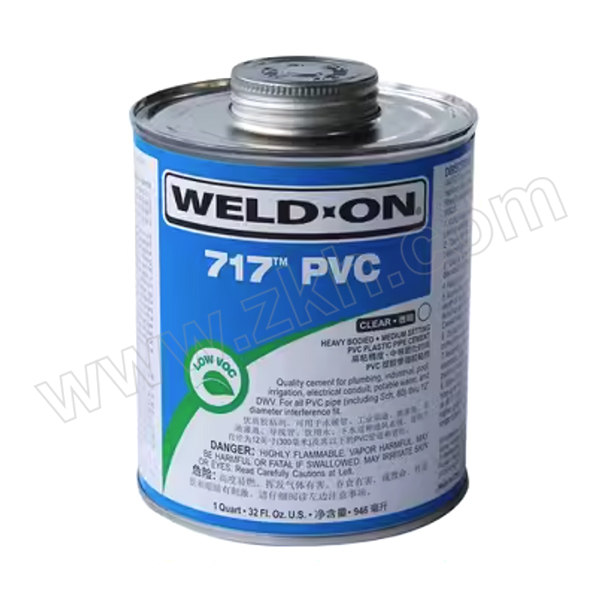IPS/爱彼亚斯 PVC胶水 WELDON-717 946mL 透明 1瓶