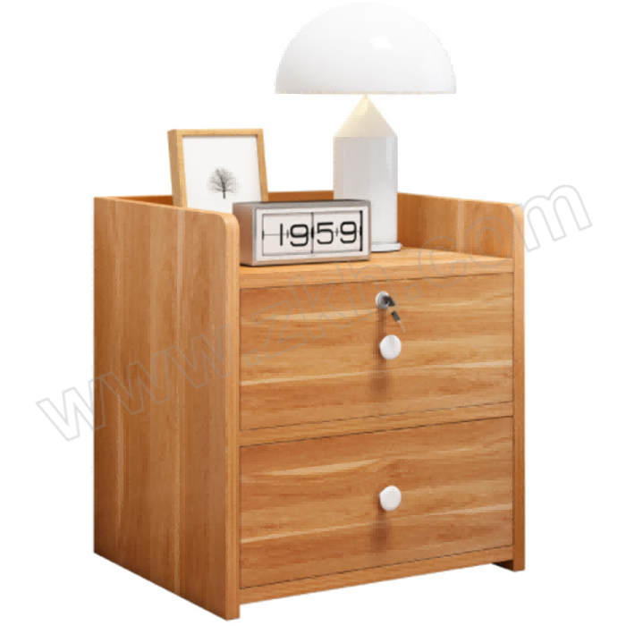 JOYH/震海 木质活动柜 木质抽斗柜 尺寸460×460×500mm 木纹色 1个