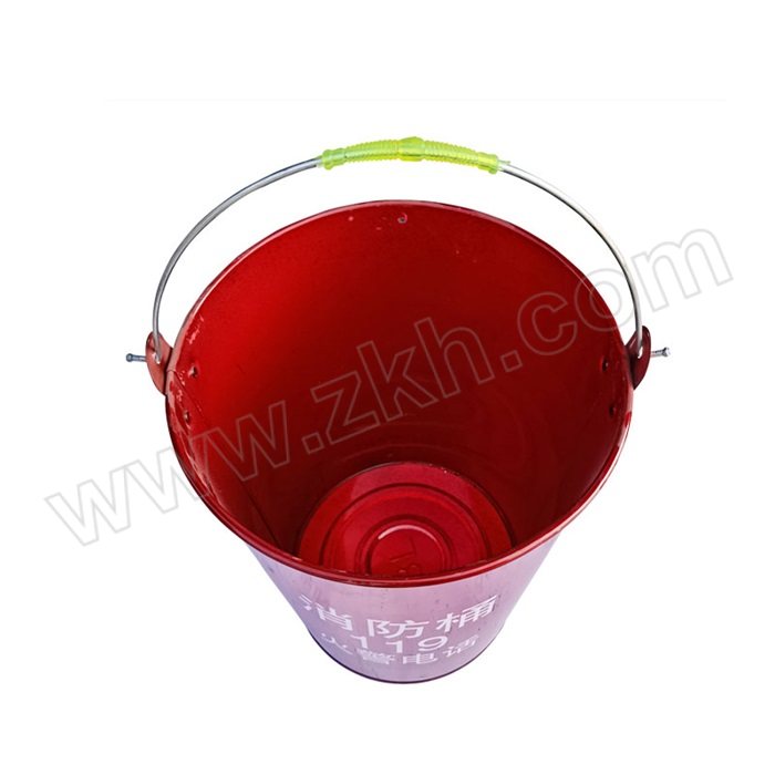 TYZ/天意州 圆形消防桶 TYZ-XFT01 230×220mm 红色 8L 1个