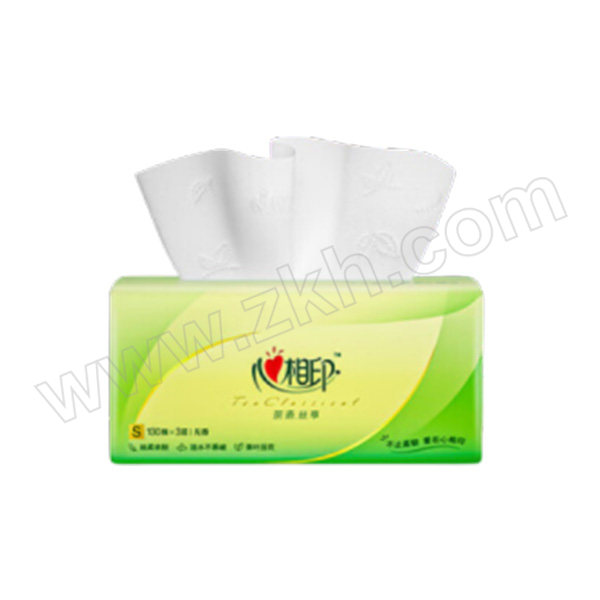 MIND ACT UPON MIND/心相印 茶语丝享系列塑装纸面巾 DT15130(单包) 三层 132×190mm 无香 130抽 1包