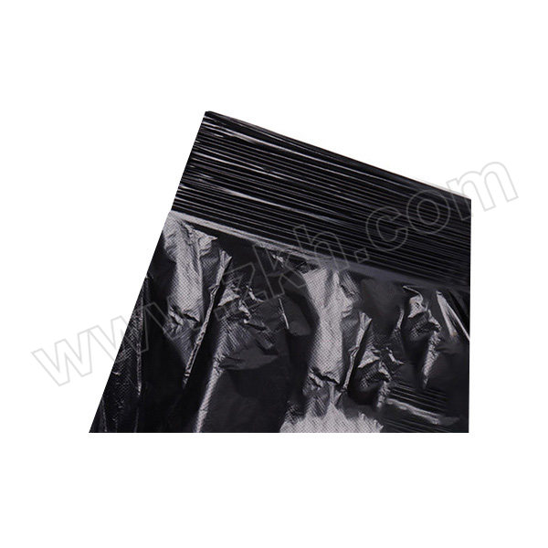 SAFEWARE/安赛瑞 平口黑色垃圾袋 700901 60×90cm 厚4丝 50只 1包