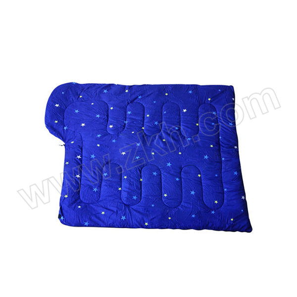 SAFEWARE/安赛瑞 保暖单人睡袋 25720 220×85cm 蓝色 春亚纺印花磨毛布+中空棉填充 1个