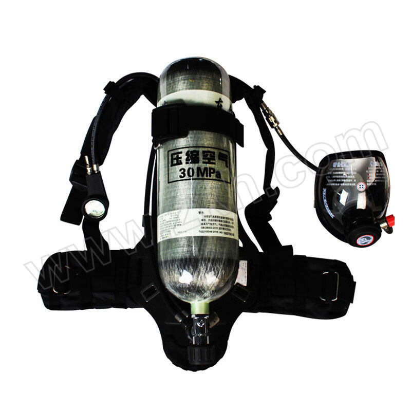 JIANGBO/江波 正压式呼吸器 RHZK6.8/30 含呼吸器×1+6.8L气瓶×1 使用时间≤65min 带气体 带CCS证书 1套