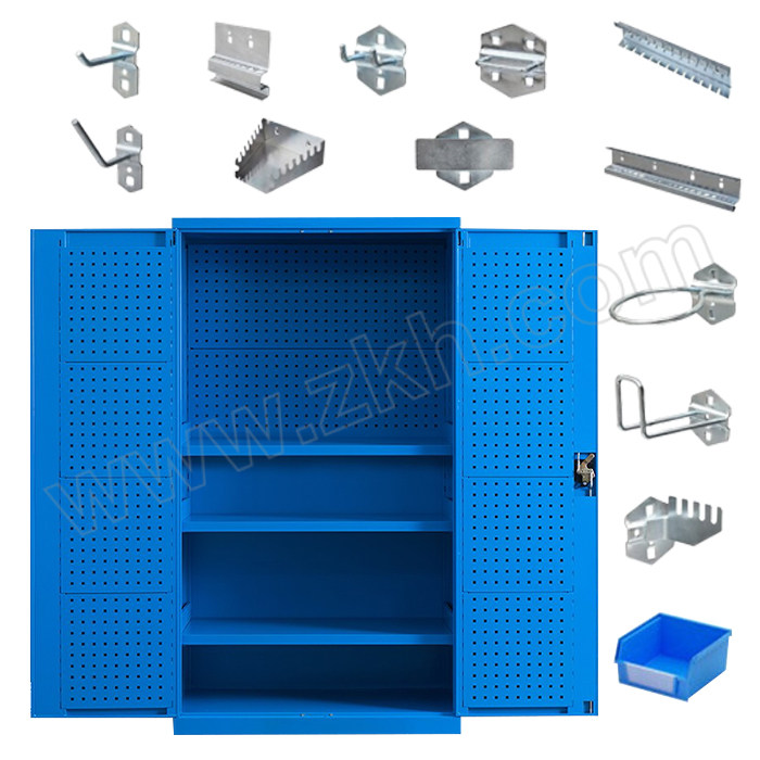 RUIZHIJIE/锐之捷 三层加挂板工具柜 GJG3 外形尺寸1000×500×1800mm 蓝色 1台