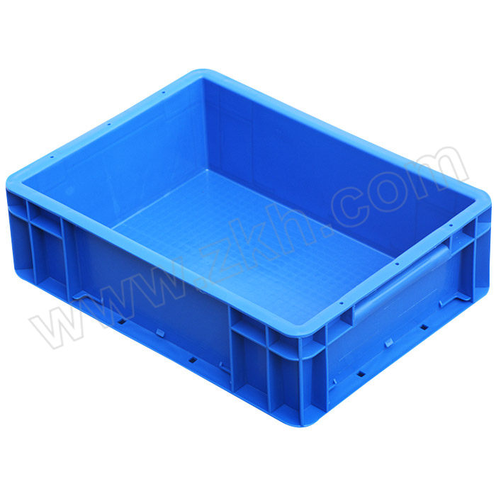 INDASBECK/英达斯贝克 塑料周转箱 EU4312-蓝色 外尺寸400×300×120mm 内尺寸365×262×113mm 蓝色 1个