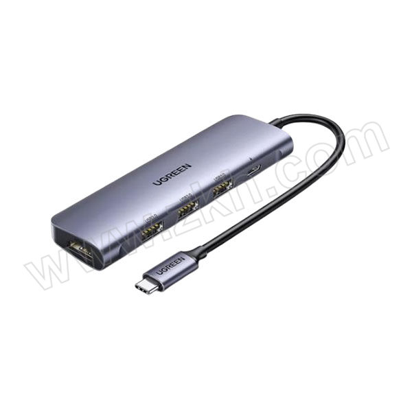 UGREEN/绿联 Type-C扩展坞 50209 转HDMI+3口USB分线器 带PD 1盒