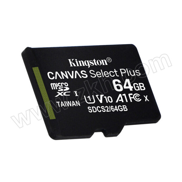 KINGSTON/金士顿 TF(Micro SD)存储卡 SDCS2 64GB 读速100MB/s 1个