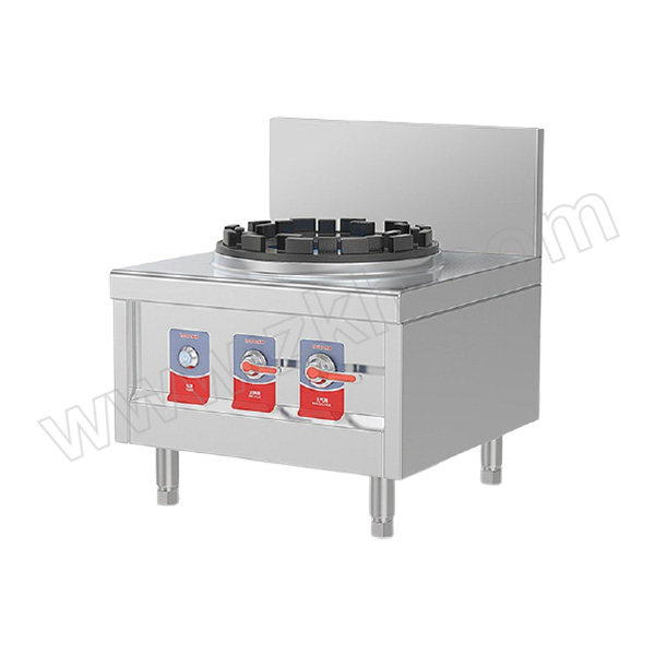LECON/乐创 商用燃气单头低背矮汤炉 LC-J-DA1 适用天然气 120W 220V 700×700×850mm 1台