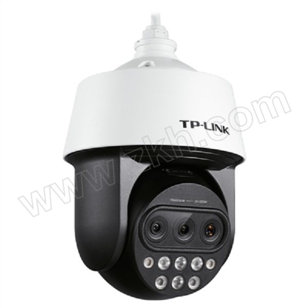 TP-LINK/普联 三目变焦红外网络高速球机 TL-IPC5420X 镜头焦距2.8~25mm 像素400万 支持POE供电 1个