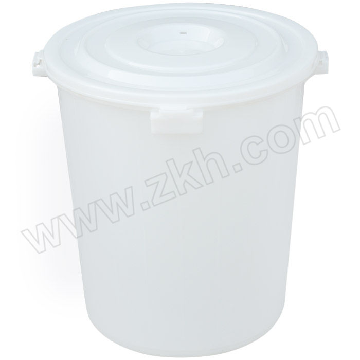 INDASBECK/英达斯贝克 塑料桶 A型水桶60升-白 外形直径505mm 桶口直径505mm 高度520mm 1个