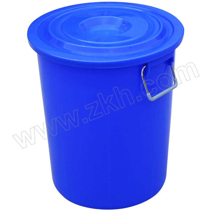 INDASBECK/英达斯贝克 塑料桶 B型60升水桶-蓝 外形直径445mm 桶口直径445mm 高度530mm 1个