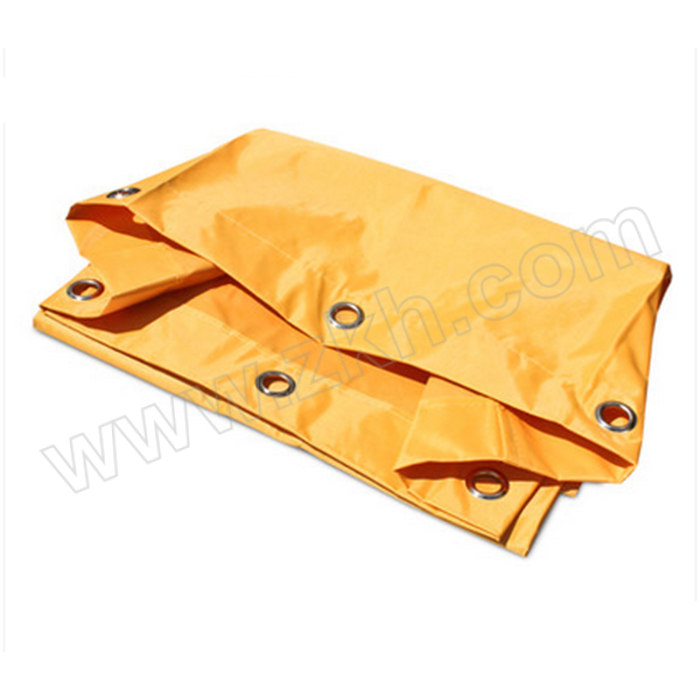 BYQJ/白云清洁 多用途清洁车布袋 39×27×70cm 黄色 1个