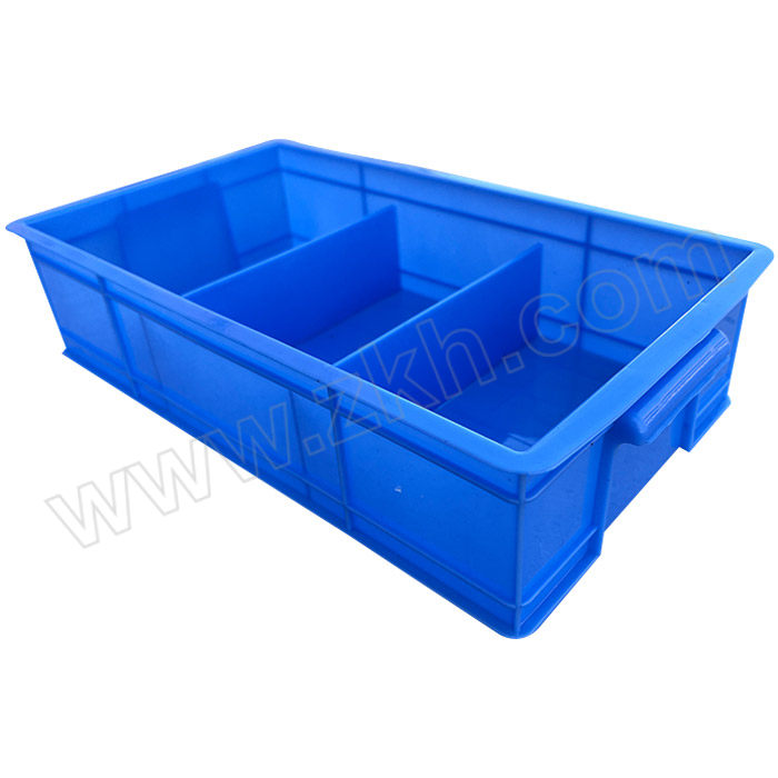 INDASBECK/英达斯贝克 分格零件盒 LGF3#3-B 外尺寸350×200×85mm(3格) 内尺寸330×178×80mm 蓝色 1个