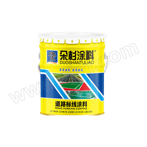 DUOSHANQI/朵杉漆 道路标线反光涂料 交通白 16kg主剂+4kg反光粉 1组