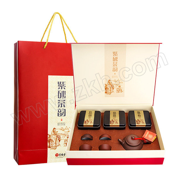 EFUTON/艺福堂 乌龙茶 铁观音紫砂茶韵礼盒 168g 1盒