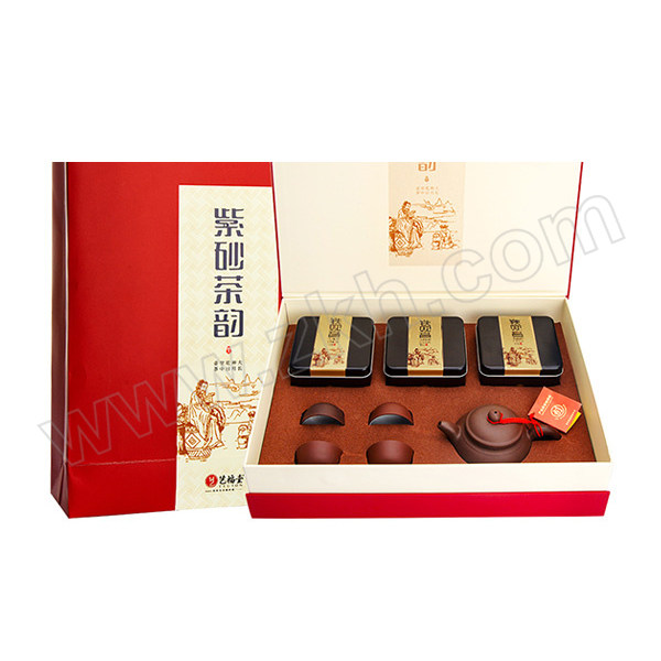 EFUTON/艺福堂 乌龙茶 铁观音紫砂茶韵礼盒 168g 1盒