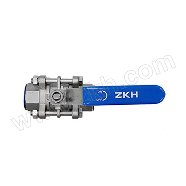 ZKH/震坤行 Q11F型三片式304不锈钢球阀 DN8 PT(ZG)内螺纹 适用于Q11F-10P-DN8 Q11F-16P-DN8 Q11F-25P-DN8 Q11F-40P-DN8 Q11F-64P-DN8 最高可承压64公斤 1台