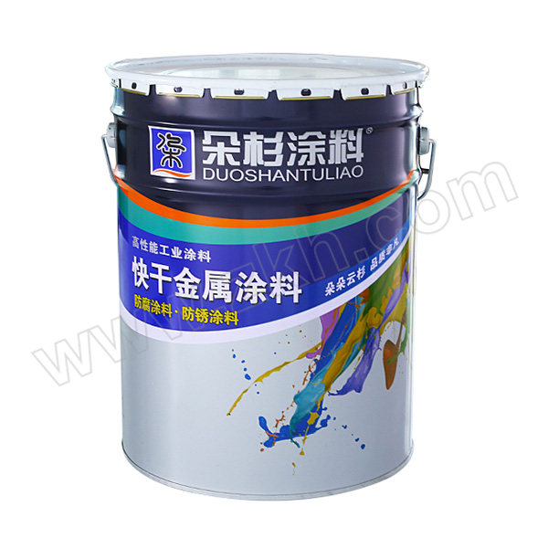 DUOSHANQI/朵杉漆 氯化橡胶面漆 R03大红色 20kg 1桶