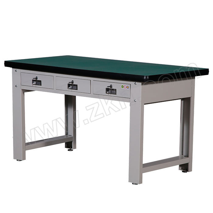 JOYH/震海 工作桌 1.5米三抽工作台 台面承重1t 尺寸1500×750×800mm 灰白色框架 1张