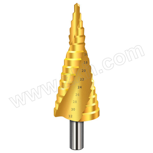 OK-TOOLS/卡夫威尔 4241镀钛阶梯钻头 AI3505 4~32mm 1支