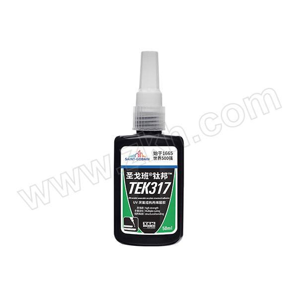 SAINT-GOBAIN/圣戈班 UV厌氧胶 TEK317 绿色 50mL 1支