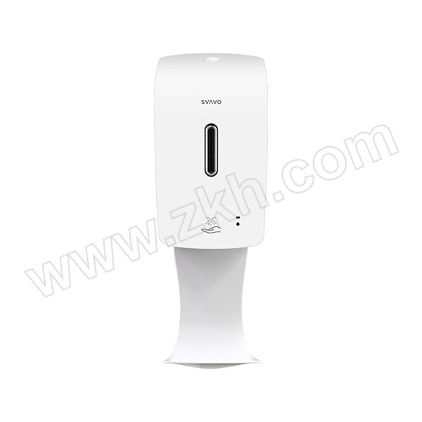SVAVO/瑞沃 自动感应洗手液机 壁挂皂液器洗洁精盒 PL-151057S 1.2L 160×120×462mm 白色 喷雾+托盘 1台