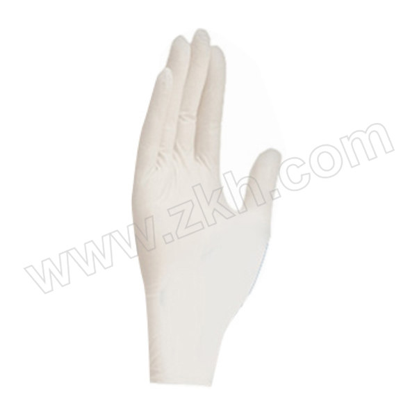 AMMEX/爱马斯 医用乳胶检查手套 TLFVMD44100 M 6.2±0.2g 无粉麻面 100只 1盒