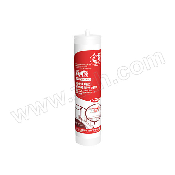JINSHU/金鼠 玻璃胶(酸性硅酮密封胶) AG-白色 300mL 1支