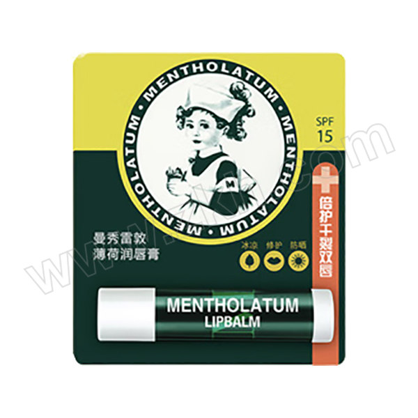 MENTHOLATUM/曼秀雷敦 薄荷润唇膏 6917246201419 3.5g 1支