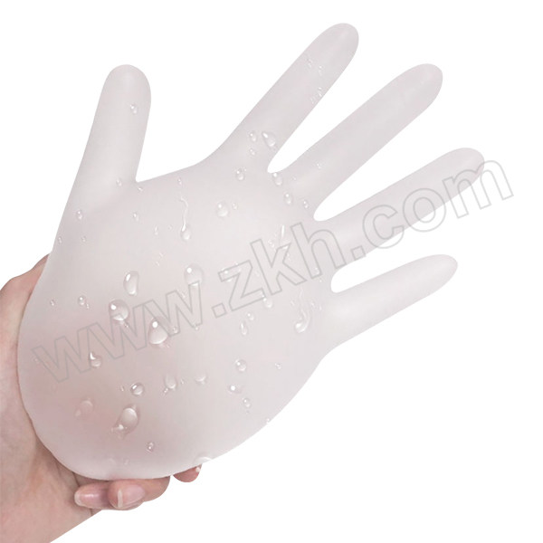 DONGFANGHONG/东方红 一次性PVC手套 透明白 S 4.5g 无粉 1盒