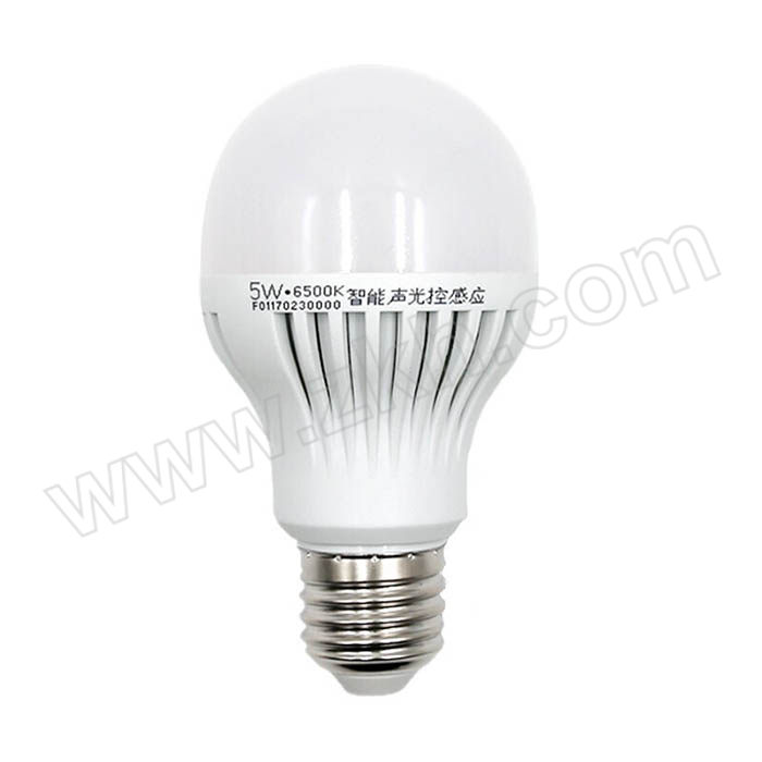 CARE/开尔照明 LED声光控灯泡 5W E27螺口 白光 1个