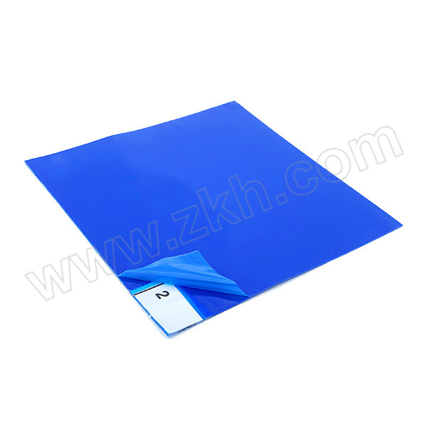 ZKH/震坤行 粘尘垫 ZCD-3 每层24×36"(600×900mm) 蓝色 厚0.03mm 30层×10本 1箱
