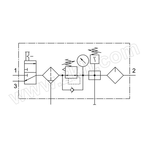 FESTO/费斯托 气源处理组件 MSB4-1/4:C3J1F3M1-WP 1个