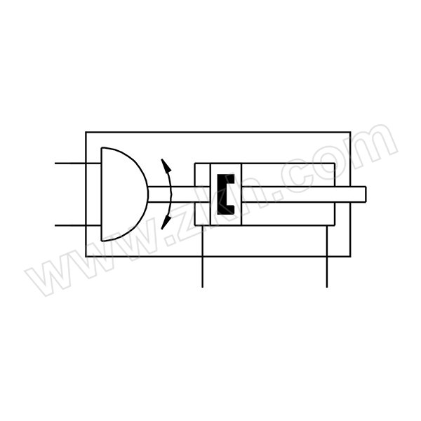 FESTO/费斯托 直线摆动组合缸 DSL-16-80-270-CC-A-S2-B 缸径16mm 摆动角度246° 1个