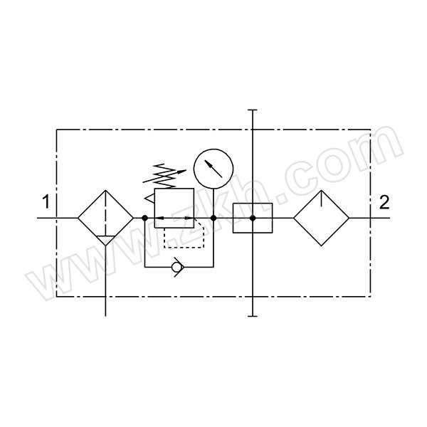 FESTO/费斯托 气源处理单元 FRC-1/2-D-MAXI-KA 1个