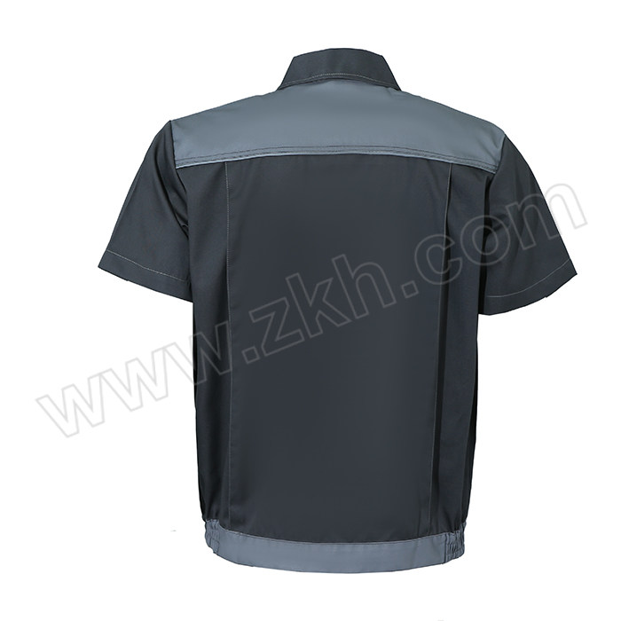 ZHONGFANG/中防 夏季薄款反光条短袖衬衫 JK055-GR-S S 灰色 涤棉200g 1件